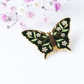 Butterfly Enamel Lapel Pin, 4 of 10