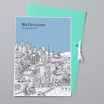 Personalised Melbourne Print, 5 of 10