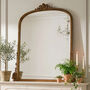Stockwell Large Gold Wall Mirror, thumbnail 1 of 4