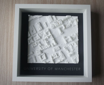Graduation Gift University Of Manchester 3D Printed Map, 2 of 6