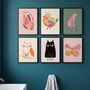 Set Of Six Animals Theme Print Bundle, thumbnail 1 of 8