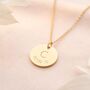 Asta Initial And Date Personalised Necklace, thumbnail 5 of 12