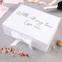 Personalised Luxury A4 Ivory Gift Box, thumbnail 1 of 8