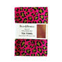 Hot Pink Leopard Print Organic Cotton Tea Towel, thumbnail 5 of 8