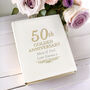 Personalised 50th Golden Anniversary Album, thumbnail 2 of 7