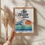 Personalised Coastal Baptism Print, thumbnail 8 of 10