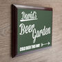 Personalised Beer Garden Wooden Plaque, thumbnail 2 of 4