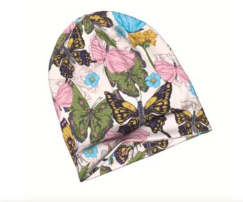 Soft Chemo Headwear Beanie Hat Bandana Butterfly, 2 of 4