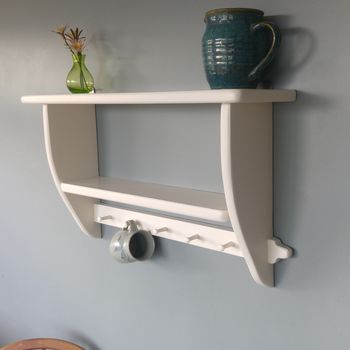 Country Cottage Shelf And Wooden Peg Rail, 5 of 6