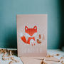 Red Fox And Robin Christmas Festive Cards, thumbnail 1 of 2