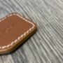 Personalised Leather Keyring, Tan, thumbnail 6 of 8