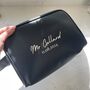 Personalised Mrs Bride Wedding Makeup Cosmetic Bag, thumbnail 3 of 5