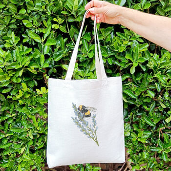 Personalised Bee Tote Bag, 5 of 9