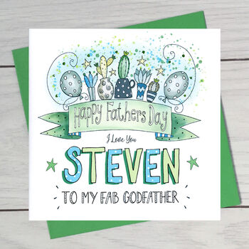 Godfather Fathers Day Card, 4 of 4