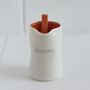 Handmade Colourful Porcelain Dressing Jug And Spoon, thumbnail 9 of 12