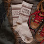 'Salty Soul' Retro Stripe Tube Socks, thumbnail 2 of 6