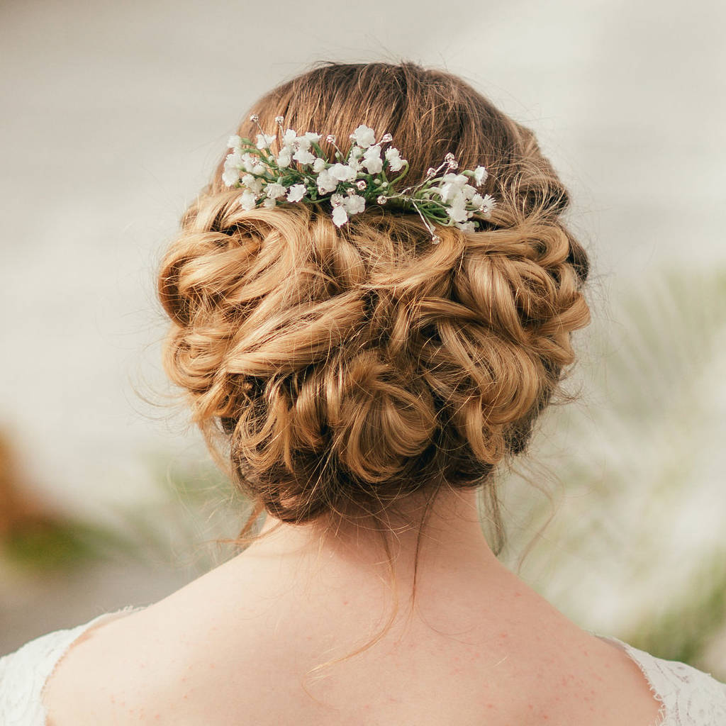 eva gypsophila hair comb by gypsy rose vintage  notonthehighstreet.com