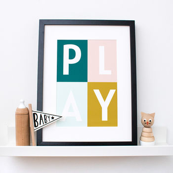 Play Pop Art Nursery Print, 4 of 7