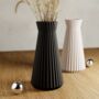 'Haven' Vase In Muted White For Dried Flowers, thumbnail 3 of 11