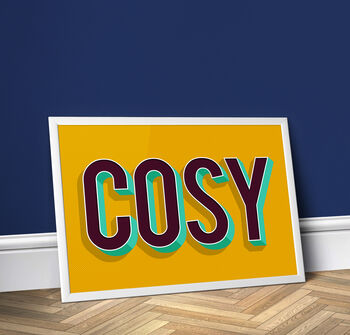 Cosy, Colourful Wall Print, 2 of 5