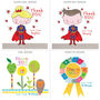 Personalised Pack Of Six Thank You Cards, thumbnail 11 of 12