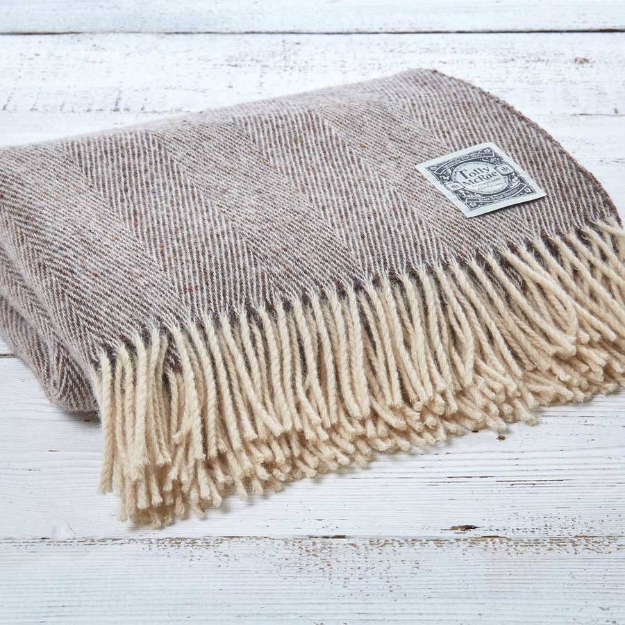 Essential Pure Wool Throw Collection By Tolly Mc Rae