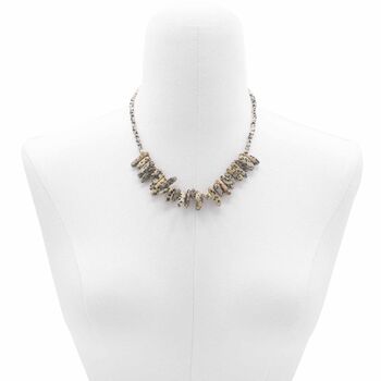 Dalmatian Gemstone Beaded Necklace, 2 of 5