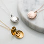 Personalised Heart Birth Charm Necklace, thumbnail 1 of 7