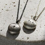 Men’s Molten Orb Initial Necklace, thumbnail 4 of 6