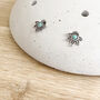 Star Flower Turquoise Studs, thumbnail 10 of 11