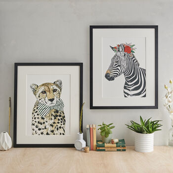 Safari Zebra Giclee Art Print, 2 of 2