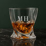 Monogrammed Quattro Twist Whisky Tumbler, thumbnail 3 of 3