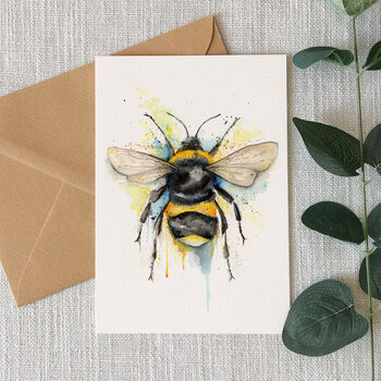 Bumble Bee Greeting Card, 2 of 3