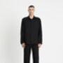 Black Plain Tencel Unisex Loungewear Set, thumbnail 1 of 3