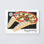 Pizza Star Wars Father's Day Or Birthday Card, thumbnail 2 of 3