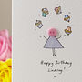 Personalised Handmade Button Juggler Birthday Card, thumbnail 1 of 12