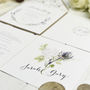 Floral Wedding Invitations, thumbnail 3 of 7