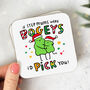 'If Step Mums Were Bogeys' Christmas Coaster, thumbnail 1 of 2