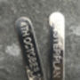 Collar Stiffeners In Personalised Sterling Silver, thumbnail 2 of 4