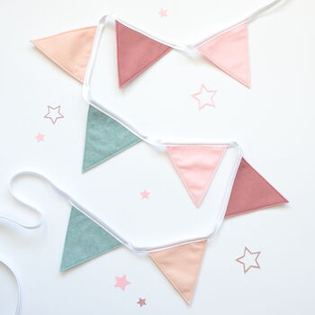 Pink And Sage Girl's Bunting, 6 of 6