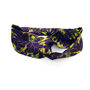 Late Bloom Floral Pattern Silky Satin Knot Headband, thumbnail 2 of 4