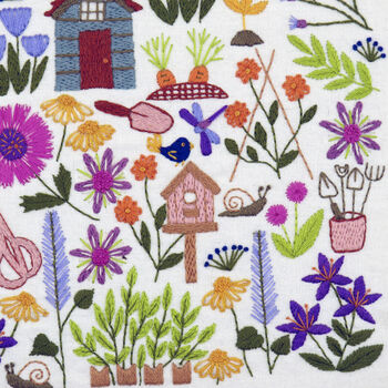 How Does Your Garden Grow Hand Embroidery Kit, 5 of 12