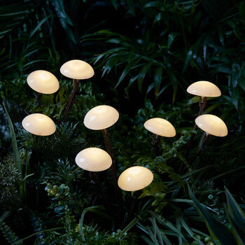 Nine Mushroom Solar Stake Lights, 2 of 4