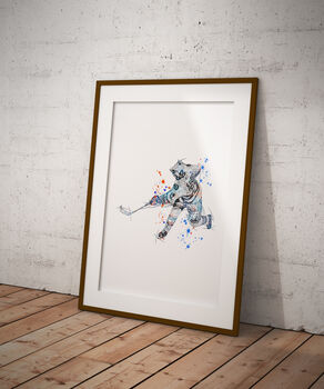 Set Of Three Ice Hockey Sketches, 2 of 5