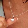 Sterling Silver Heart Charm Necklace, thumbnail 1 of 6