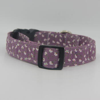 Purple Daisy Dog Collar And Lead Accessory Set, 4 of 12