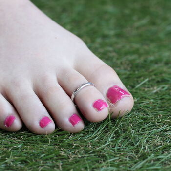 Adjustable Plain Pure Silver Slim Band Cuff Ring, 2 of 7