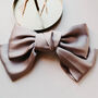 Satin Big Bow Hair Clip Barrette Six Colours Available, thumbnail 8 of 12