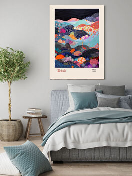 Japanese Mountains Art Print, 2 of 3