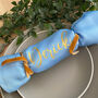 Personalised Reusable Floral Blue Christmas Crackers, thumbnail 3 of 10